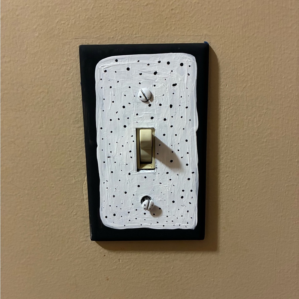 Cookies and cream Pop Art Light Switch Cover